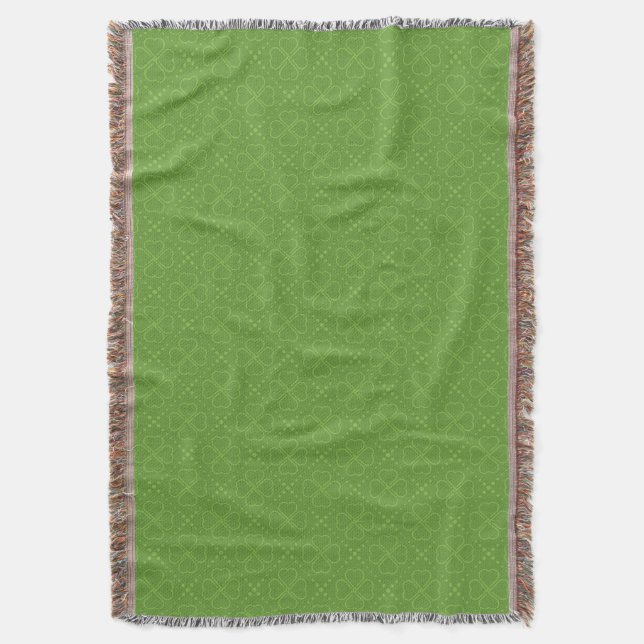 Herz-Klee-Muster Decke (Vorderseite Vertikal)