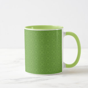 Herz-Klee-Muster Tasse