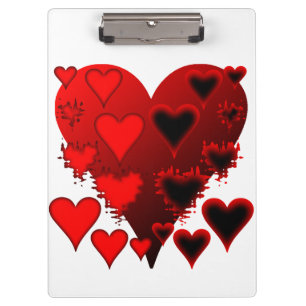 Herz Klemmbrett