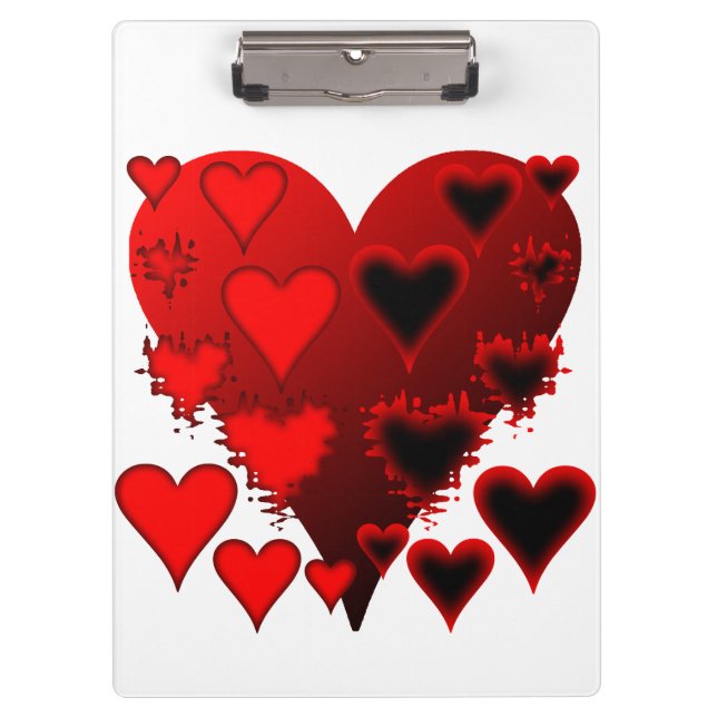 Herz Klemmbrett (Vorderseite)