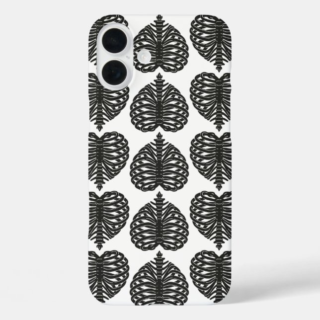 Herz Knochen Case-Mate iPhone Hülle (Rückseite)