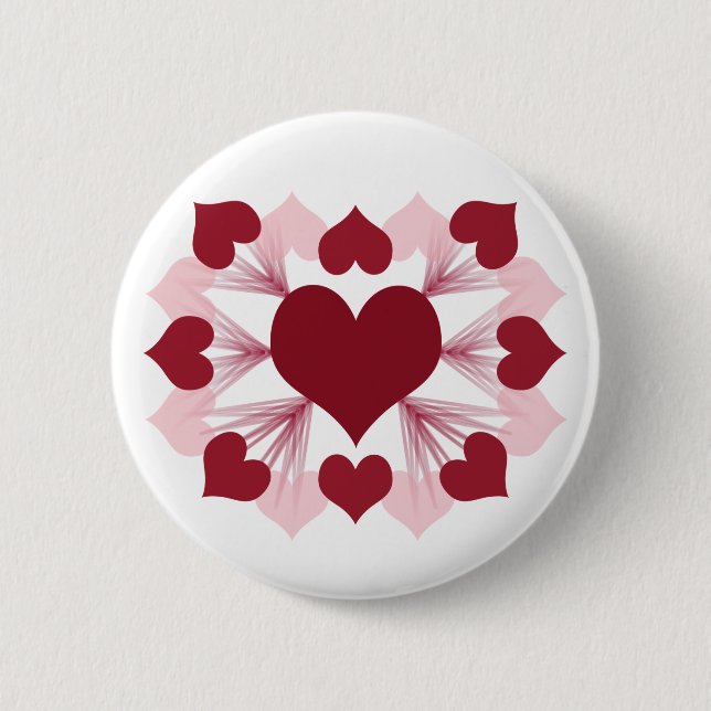 Herz-Knopf Button (Vorderseite)