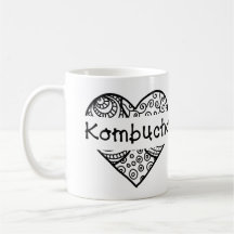 Herz Kombucha Tasse