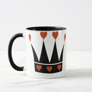 Herz-Königin-Krone Tasse
