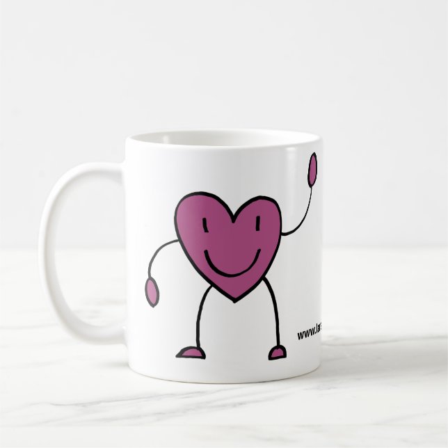 Herz-Kopf Kaffeetasse (Links)