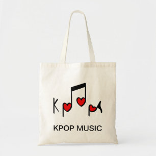Herz-koreanische Pop-Musik! Tragetasche