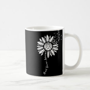Herz-Krankheit-Bewusstseinsmonat Sonnenblumen-Schl Kaffeetasse