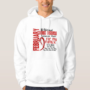 Herz-Krankheits-Bewusstseins-Monat für meine Hoodie