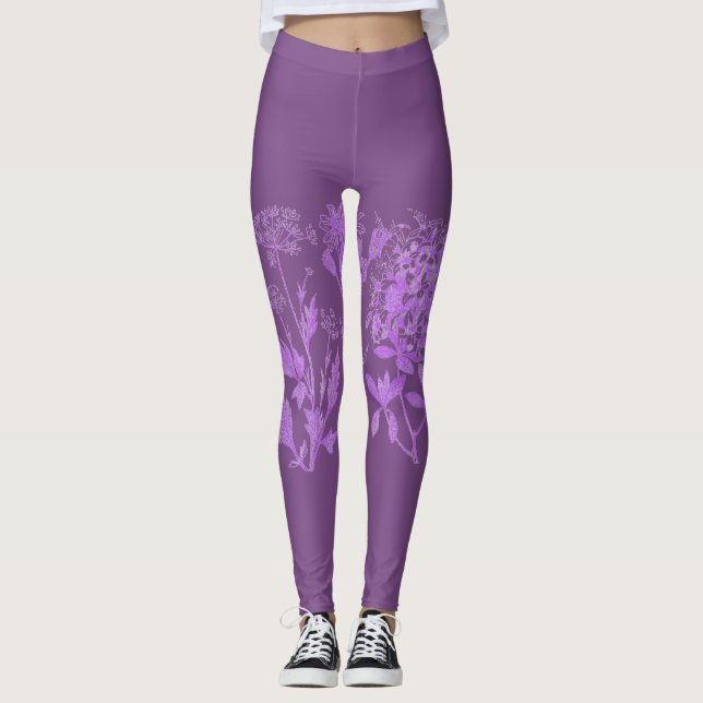 Herz Kraut-der KräuterschulLeggings Leggings (Vorderseite)