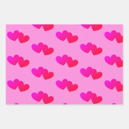 Herz-Kreislauf-Muster Geschenkpapier Set