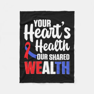 Herz-Kreislauf-Unterstützung Tragen Sie ein rotes  Fleecedecke