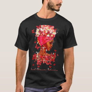 Herz-Krieger-Schmetterlinge Frauen Rote Herzkrankh T-Shirt