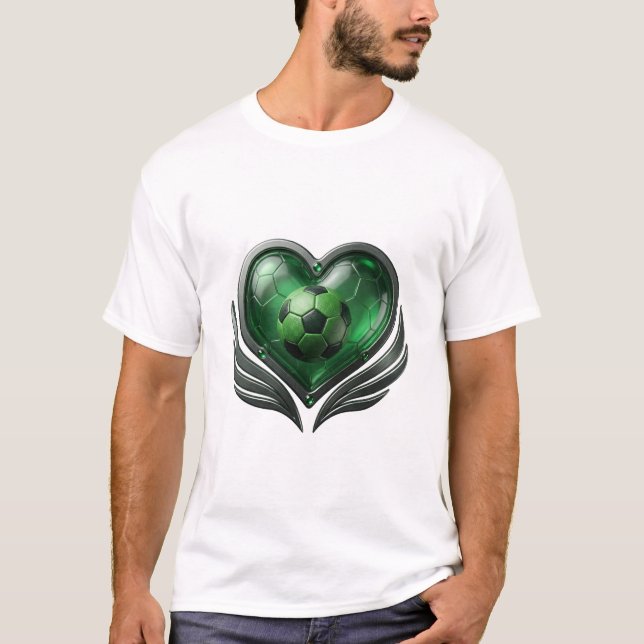 Herz Kugel Liebe T-Shirt (Vorderseite)
