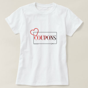 Herz-Kupon-T - Shirt