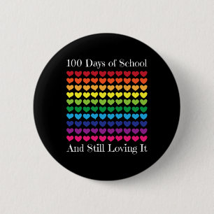 Herz Liebe 100 Tage Schullehrer Boy Girl Gi Button