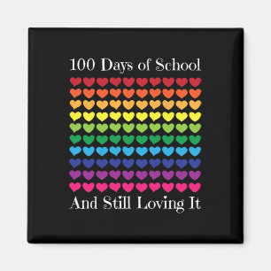 Herz Liebe 100 Tage Schullehrer Boy Girl Gi Magnet