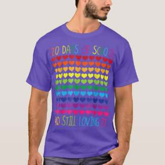 Herz Liebe 120 Tage Schullehrer Jungs Mädchen  T-Shirt