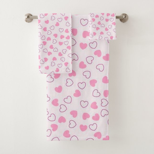 Herz Liebe Badetuch Set (Insitu)