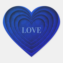 Herz "Liebe" Bright Blue