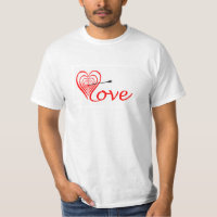 Herz Liebe Dartscheibe mit Pfeil