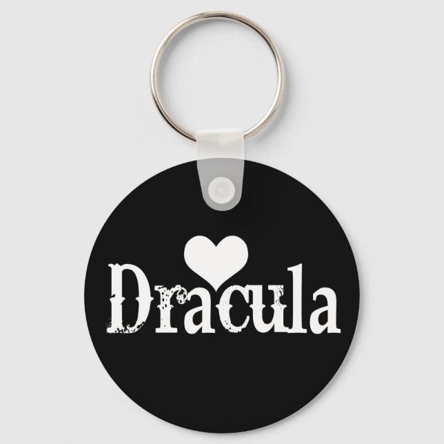 Herz (Liebe) Dracula Schlüsselanhänger (Vorderseite)