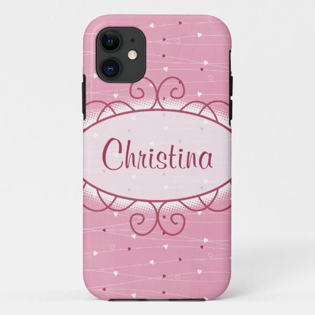 Herz & Liebe iPhone 5 - Mate Barely There™ Case (Rückseite)