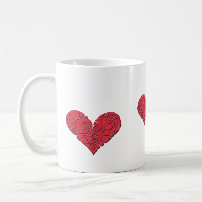 Herz-Liebe Kaffeetasse (Links)