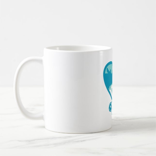 Herz-Liebe Kaffeetasse (Links)