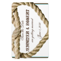 Herz-Liebe Knot Western Hochzeit Speichern Sie das