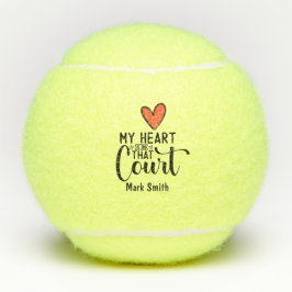 Herz Liebe Mein Herz ist auf dem Hofe Valentine Tennisbälle