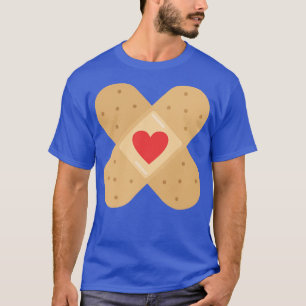 Herz-Liebe-Plakatherzen liebende Krankenschwester T-Shirt