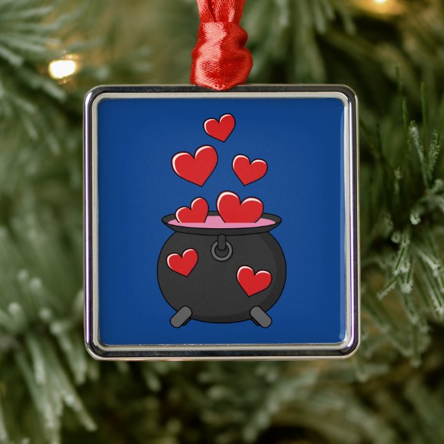Herz-Liebe-Pop Ornament Aus Metall (Baum)