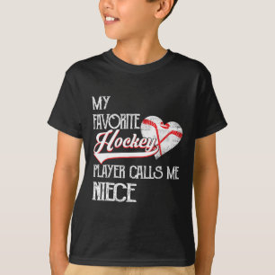 Herz Liebe Süß Lieblings-Hockeyspieler nennt mich T-Shirt
