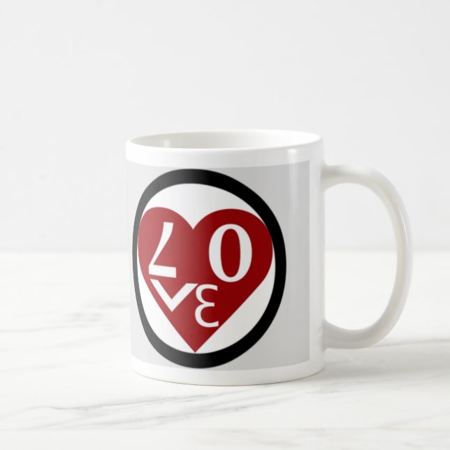 Herz-Liebe-Tasse Kaffeetasse (Rechts)