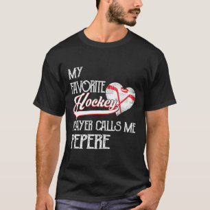 Herz Liebt Süß Lieblings Eishockeyspieler Nennt Mi T-Shirt