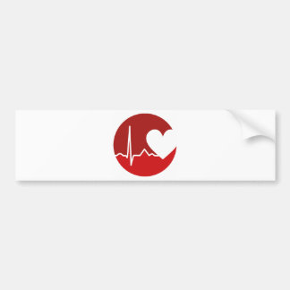 Herz-Logo Autoaufkleber