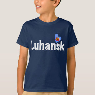Herz Luhansk, Л г а у с ь н, Ukraine, I Liebe Luha T-Shirt