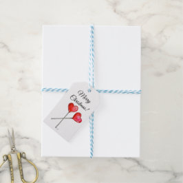 Herz-Lutschbonbons Geschenkanhänger