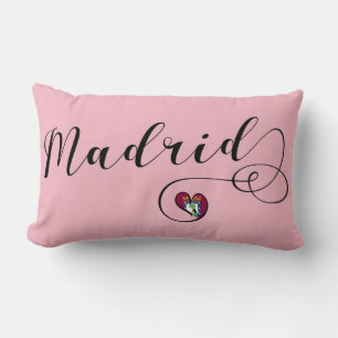 Herz Madrid Cushion, Spanisch Lendenkissen