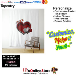 Herz Magic White Business Tapestry Extra große Wandteppich