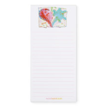 Herz-Magnet-Notepad