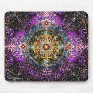 Herz-Mandala Mousepad