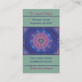 Herz-Mandala Visitenkarte