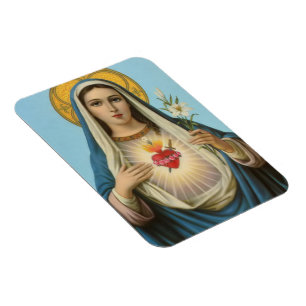 Herz Mary Unsere Frau Heilige Maria Mutter Gottes Magnet