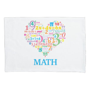 Herz Mathematik Kissenbezug