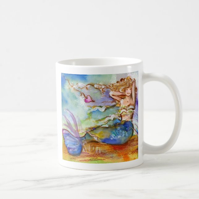 Herz-Meerjungfrau Tasse (Rechts)
