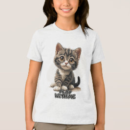 Herz-Melting Kitten Tri-Blend Shirt
