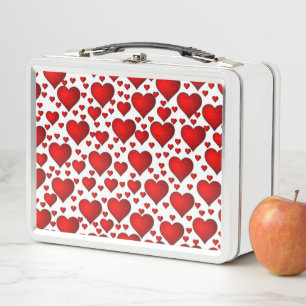 Herz Metall Lunch Box