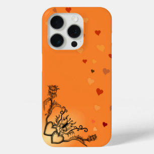 Herz mit Blume und Schmetterling Case-Mate iPhone Hülle