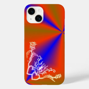 Herz mit Blume und Schmetterling Case-Mate iPhone 14 Hülle